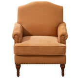 Accent Chair.Nailhead Trim Armchair for Living Room,Comfy Chenille Club Sofa Chair,Springs Cushions W3042P262908