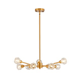Modern Crystals, 9 Lights Golden for Living Room Bedroom, Dining Room W1340P189548