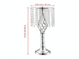 10PCS 21.65" Tall Crystal Wedding Centerpiece, Floral Display Rack for Wedding Table, Dinner Party & 51998312