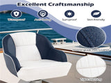 Universal Boat Seat - 4 Mounting ScrewsWashers, Fits 5"x5"/5"x12" Swivel/Pedestals, 16lbs 84026180