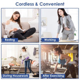 Lower Back Massager Heating Pad Cordless Heating Pad with Air Compression Vibration for Back Belly 13807924