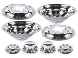 Stainless Steel Dual Wheel Simulator Covers Fit for 2003-2018 Replacement for Dodge Replacement for 35433719
