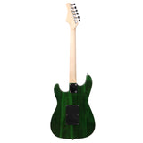 ZNTS GST Stylish Electric Guitar Kit with Black Pickguard Green 16945170