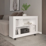 Joge 37,4" Wide Console Table Cart with Six Shelves, Casters, Entryway Table, Side Table, Living B200P286950