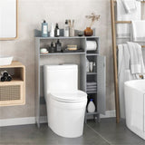 Gray bathroom cabinet, bathroom storage rack 77052113