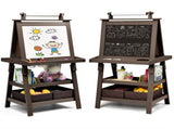 3-in-1 Double-Sided Storage Art Easel Brown 44897206