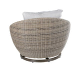 ZNTS Cozy Outdoor Set - Swivel Woven Chairs, Side Table - All-Weather Resin Wicker, Powder-Coated B081110063