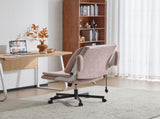 Criss Cross Legged Office Chair with Flip-Up Back Built-In Dynamic Airbag Lumbar Support, Wide Seat 96845061