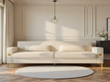 FX-P18-BEModern Beige Sofa Couch for Living Room, 85.83