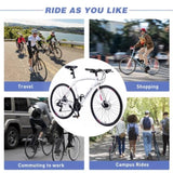 24 Speed Hybrid bike Disc Brake 700C Road Bike For men women's City Bicycle 73107088
