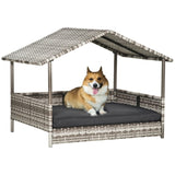 ZNTS Dog Bed/ Dog House / Rattan Pet Sofa （Prohibited by WalMart） 76266078