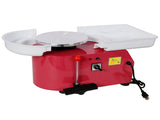 10 Inch Electric Pottery Wheel, Ceramic Clay Machine with Foot Pedal & Detachable Basin, 60-300RPM W465P381435