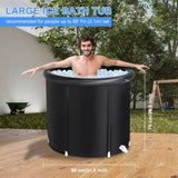 Ice Bath Tub for Athletes with Cover, 105 Gallons Cold Plunge Tub for Recovery, Multiple Layered 46144037