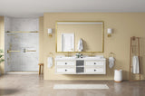 96in. W x 48in. H Metal Framed Bathroom Mirror for Wall, Rectangle Mirror, Bathroom Vanity Mirror W1272115339