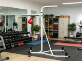 2-in-1 Heavy Duty Punching Stand Adjustable Height Freestanding Rack with Weighted Base & Speed 08800119