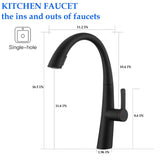 Stainless Steel Pull Out Kitchen Faucet W1217125154