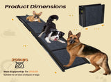 Folding Dog Ramp for Cars, 71" Long & 17.3" Wide Portable Dog Ramps for Large Dogs with Non-Slip Rug W1364P439549