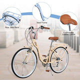 Ladys Bike, 7 Speed, Steel Frame, Multiple Colors 20580277