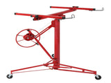 11FT Drywall Lifter Panel Hoist Jack Rolling Caster Construction Lockable 150lbs 15715007
