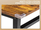 Rotten wood color SG016FD P2 particleboard iron pipe 120cm cut-off computer desk with non-woven 34836334