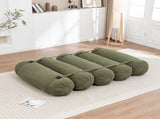 Adjustable Floor Sofa, Corduroy Lazy Sofa with Adjustable Straps for Versatile Configurations, W1170P365608