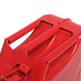 20L US Standard Cold-rolled Plate Petrol Diesel Can Gasoline Bucket with Oil Pipe Red 10380296