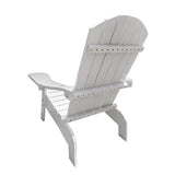 Outdoor or indoor Wood Adirondack chair with an hole to hold umbrella on the arm ,white 88028085