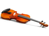 Brand new 4/4 natural tiger-striped acoustic violin set includes pitch stickers, tuner, strings, 00914911