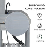 Garden Work BenchOpen Shelf Storage 38920001