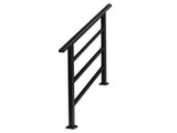 Handrails for Outdoor Steps, Wrought Iron Handrail Fits 1 to 4 Steps, 46968174