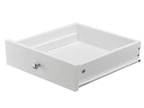 Single Door Bedside Cabinet with A Drawer White 92297256
