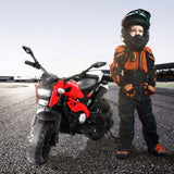 ZNTS Electric Motorcycle for Kids, kids ride on motorcycle, 12V Electric Dirt Bike with Training Wheels, W1760P160464