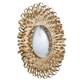 27" in Sunburst Design Wall Mirror Decorative Golden Finish for Entryway, Modern Living room W2078124329