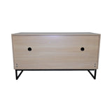 Modern Wooden Cat House with Scratching Mat - 47.64" x 21.46" x 25.98", 76.4 lbs W1412P271586