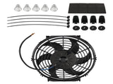 10" Heavy Duty Radiator Fan 800 CFM 12V 2400 RPM 6 Blades Black Plastic 94928904