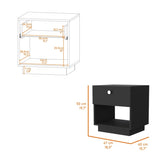 Sumter 1 Drawer Nightstand, Storage Shelf B128P148811