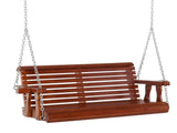 2 Seater Outdoor Patio Swing Chair-Brown 37604900