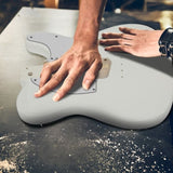 DIY 6 String TL Style Electric Guitar Kits with Mahogany Body, Maple Neck and Accessories White 47812674