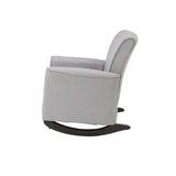 Light Grey Rocking Chair with Track Arm B062P215454