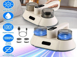 72000 Times/Min Tapping Mattress Vacuum Cleaner with UV-C Sanitizing Light, 9000PA & 15000PA Dual 87438808