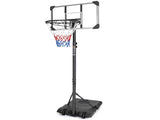Portable Basketball System 28in Basketball Goal Height Adjustable 5.6ft to 7ft with Stable Base and 35349040