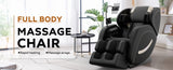 ZNTS Massage Chair Recliner with Zero Gravity with Full Body Air Pressure W1875P224671