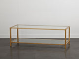 Tempered Glass and Metal Dining Table, Small 89838002