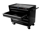 5 DRAWERS MULTIFUNCTIONAL TOOL CART WITH WHEELS-BLACK 54466904