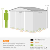 Outdoor Garden Storage Shed Tool House 65660459