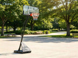 Outdoor Portable Basketball Hoop 8-10ft Adjustable Goal with 47 Inch Shatterproof Backboard 53867266