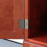 72.4" Tall Storage Cabinet Tall Storage Cabinet with 8 Doors and 4 Shelves ,Bookshelf Living Room, W1758P211011