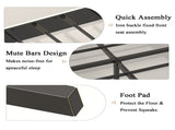 King Size Platform Bed , Metal Bed Frame with Charging Station, No Box Spring Needed, , Noise W636P288882