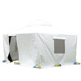 ZNTS 12'x12' Gazebo Cover for Hardtop Gazebos, Outdoor Universal Winter Gazebo Cover with Sidewalls and W1859P226063