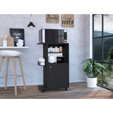 Columba Kitchen Cart, Single Door Cabinet, Four Caster B128P148689